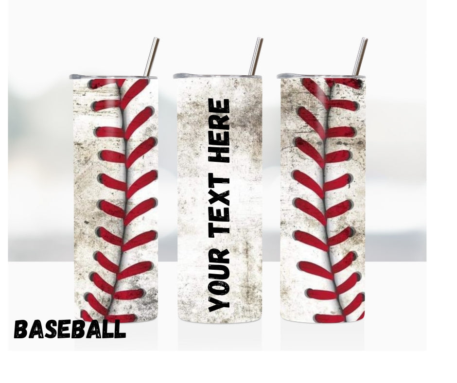 20oz Tumbler "Baseball"