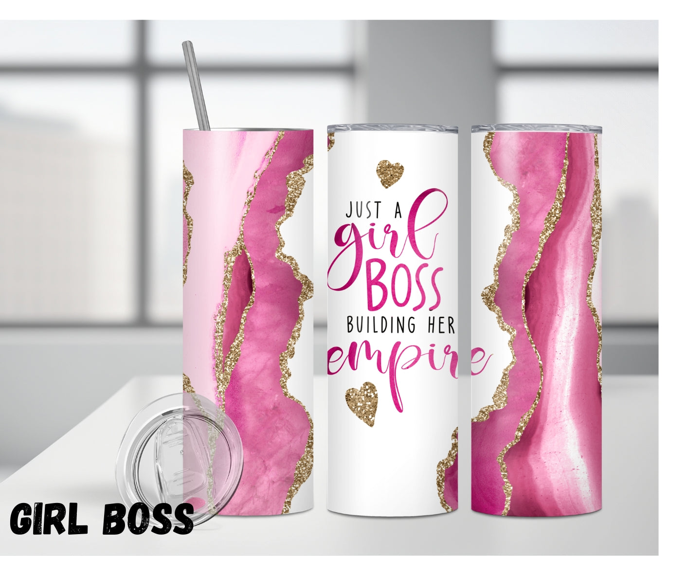 20oz Tumbler "Girl Boss"