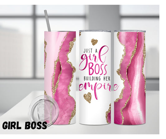 20oz Tumbler "Girl Boss"