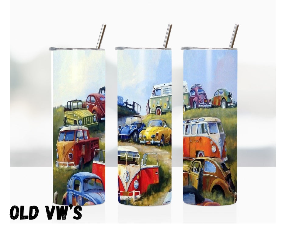 20oz Tumbler "Old VWs"