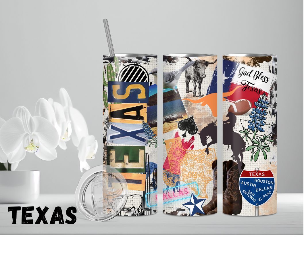 20oz Tumbler "Texas"